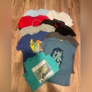 Kids Graphic Tee - Blue & Teal Assorted Colors